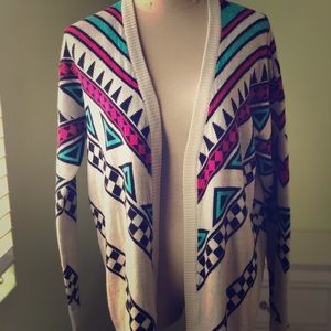Aztec print Cardigan